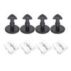 Bumper Towing Eye Hook Cover Clips Screws Trim Turn Lock Insert Kit for Evoque Discovery 3 4 Bumper Fender Grille Clips