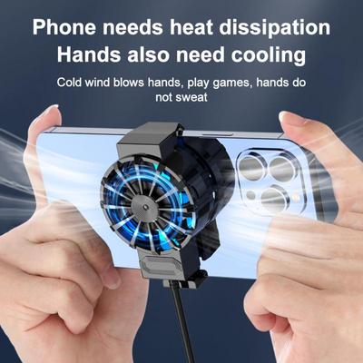 Для Iphone/Samsung/Xiaomi для Xiaomi Huawei Cooler Радиатор Turbo Hurricane Портативные охлаждающие вентиляторы для Iphone 13 12 11 Max