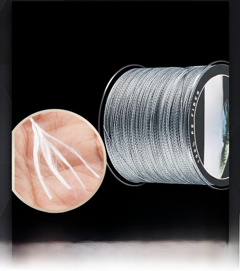 Yudeli PE Fishing Line - 300 Meters, 4 Braided, Powerful, Anti-Bite