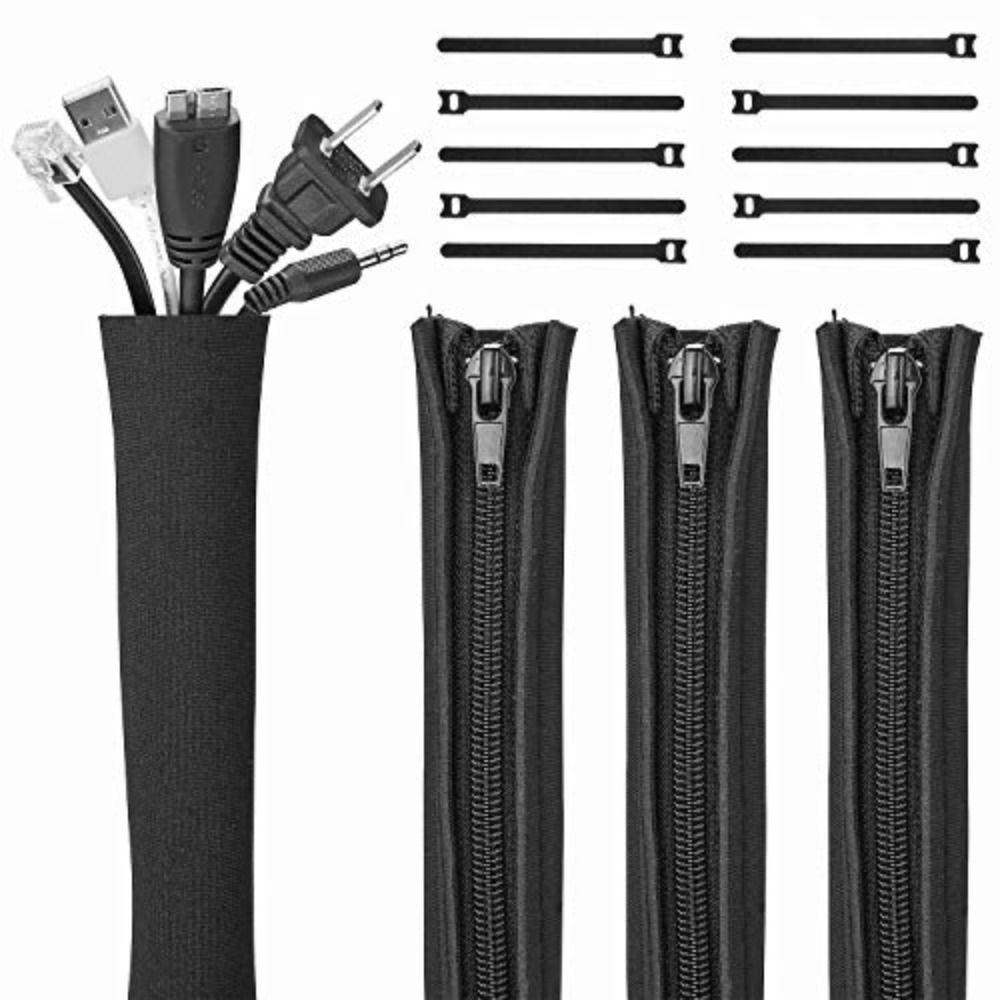 Data Cable Cable Management Sleeve Neoprene Network Cable Organizer  Computer Setup