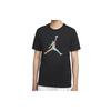 Jordan T Shirts Men's Black Crew Neck Moderate Straight Fit DB3700-010