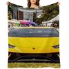 Yellow Huracan Throw Blanket Beach Soft Big Furrys Softest Blankets