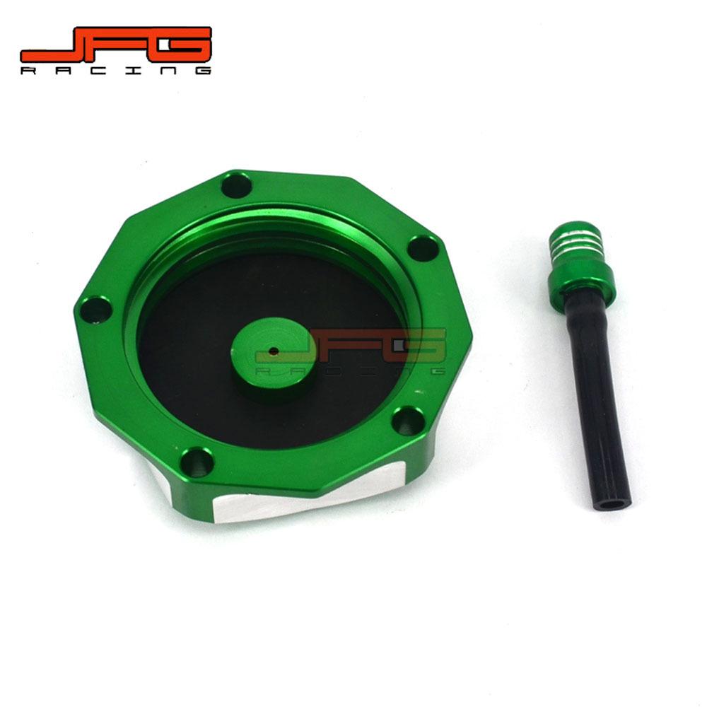Compatible Fuel Tank & Oil Reservoir Cap for KX250/250F, KX450F, KLX450R, KFX450 Off-Road Motorcycles