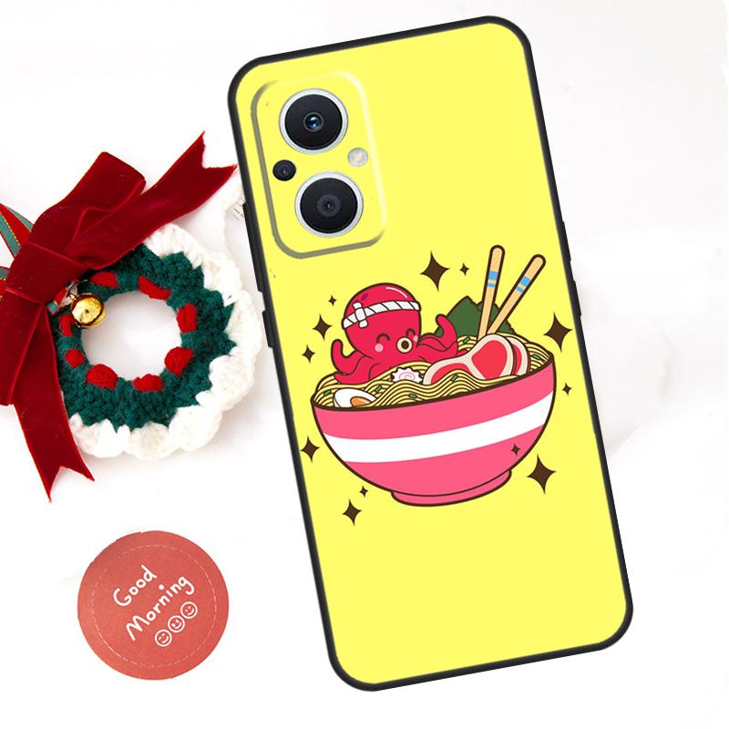 Чехол для любителей лапши рамен Funda Для OPPO Reno 13 F 14 10 11 12 Pro 12F 11F 14F 7 8 Lite Чехол OPPO Find X9 X8 X6 X5 Pro