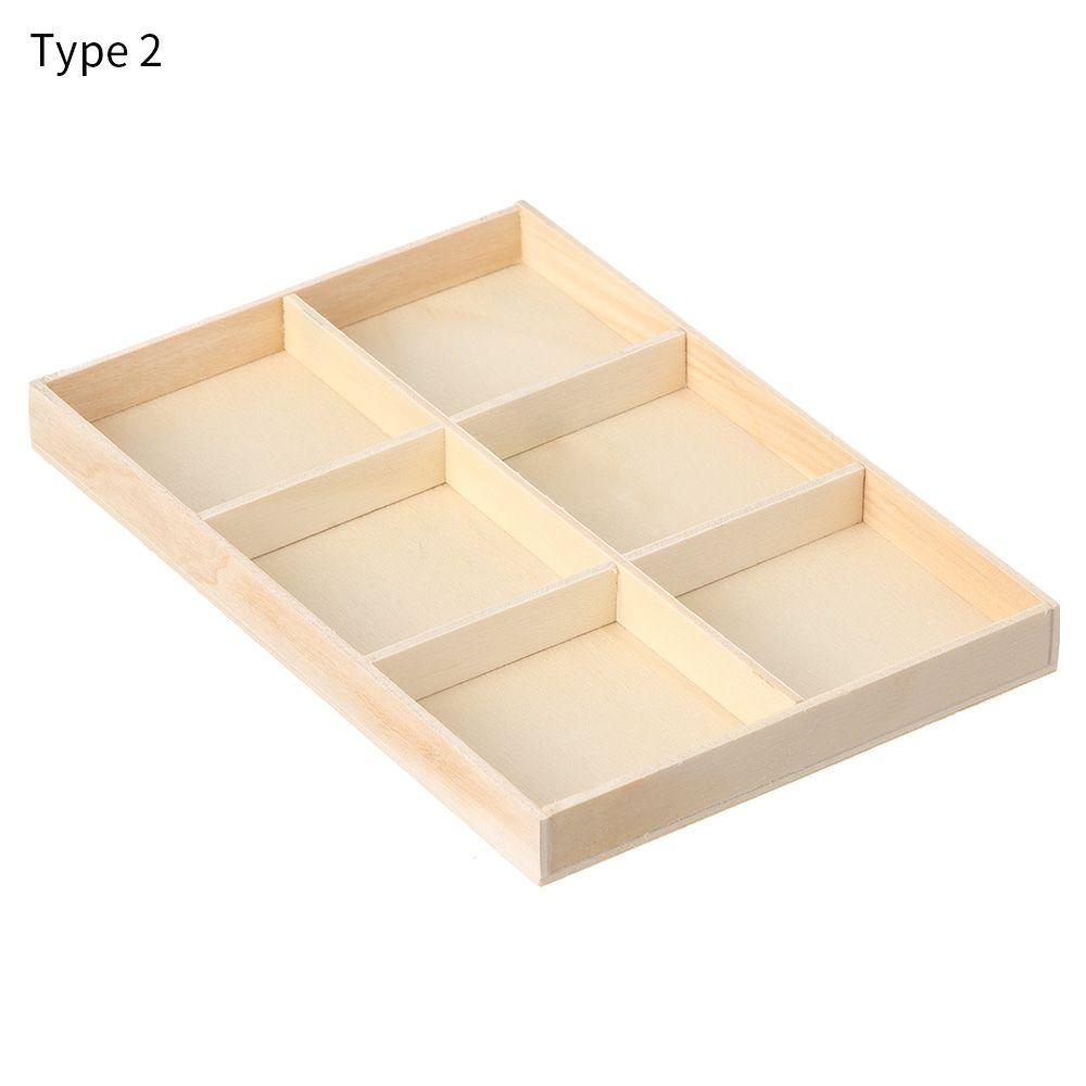 Палета Разделенный Ящик Настольный Органайзер Хранение Деревянная Коробка Кашпо Деревянный Поддон Держатель для Бонсай