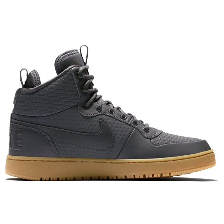 Nike Кроссовки Court Borough Mid Зимние Темно-серые AA0547-001