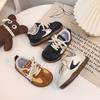Детская спортивная обувь 2025 новая весна и осень мягкая подошва кеды для мальчиков низкие дышащие туфли для девочек кроссовки Форрест Гампа для малышей