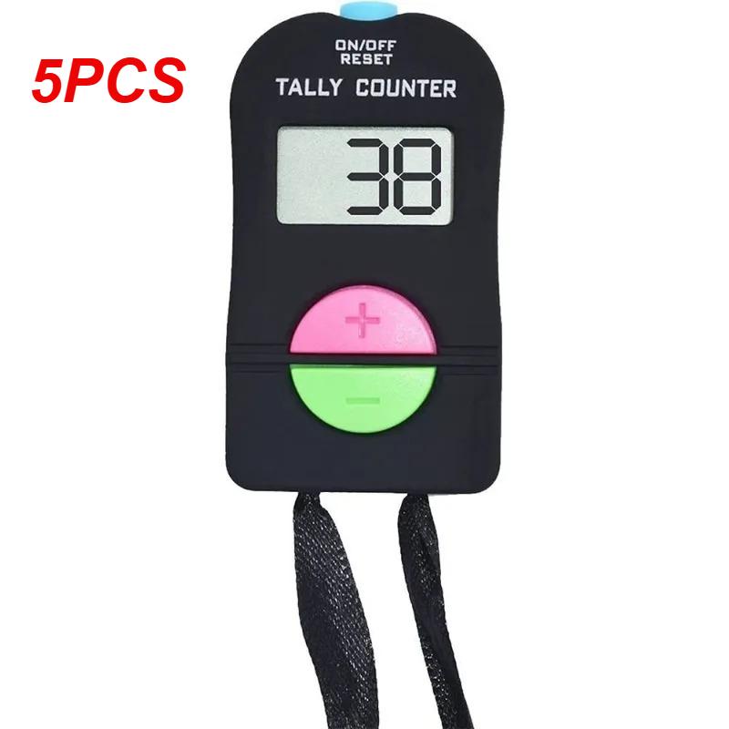 1/3/5/10PCS Portable Golf Stroke Counter Mini Score Clicker Electronic Scorer with Clip Golf Accessories for Outdoor Game 1