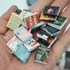 10Pcs 1/12 Dollhouse Mini Books Magazine Model Dollhouse Study Room Decoration Dollhouse Accessories Kid Pretend Play Toys