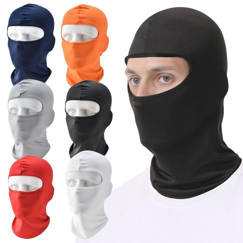 Windproof Motorcycle Mask Sun Protection Full Face Mask Fashion Neck Cover Summer