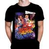 Wild Star Hearts Space 1999 Unisexs Tshirt Sci-Fi Movie Film Print, Black Cotton T-Shirt, Movie Poster Tee