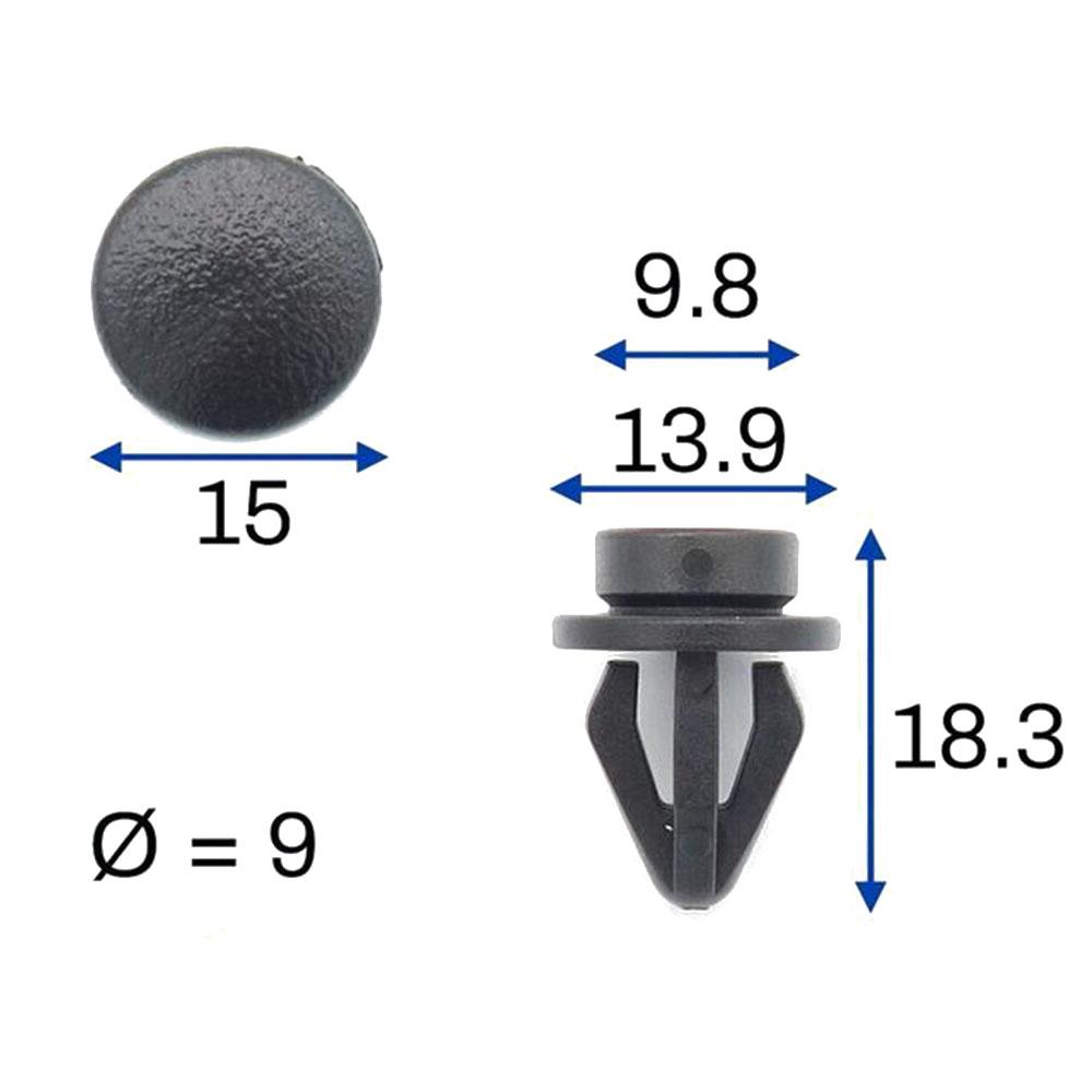 NEW 2Pcs 79916-1KA2A Parcel Shelf Hanger Button Clips For Nissan Juke 2010-2017