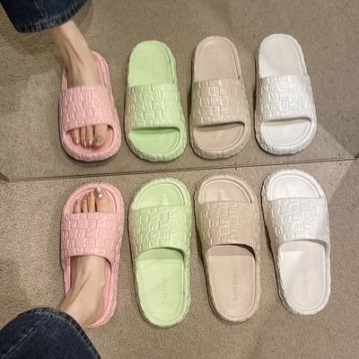 2024 Летние женские нескользящие шлепанцы EVA Flat Slides Lithe Thin Sea Beach Sandals 2024 Женские повседневные тапочки Женские домашние шлепанцы для дома