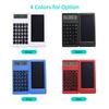 Foldable Calculator & 6 Inch LCD Writing Tablet Digital Drawing Pad 12 Digits Display with Stylus