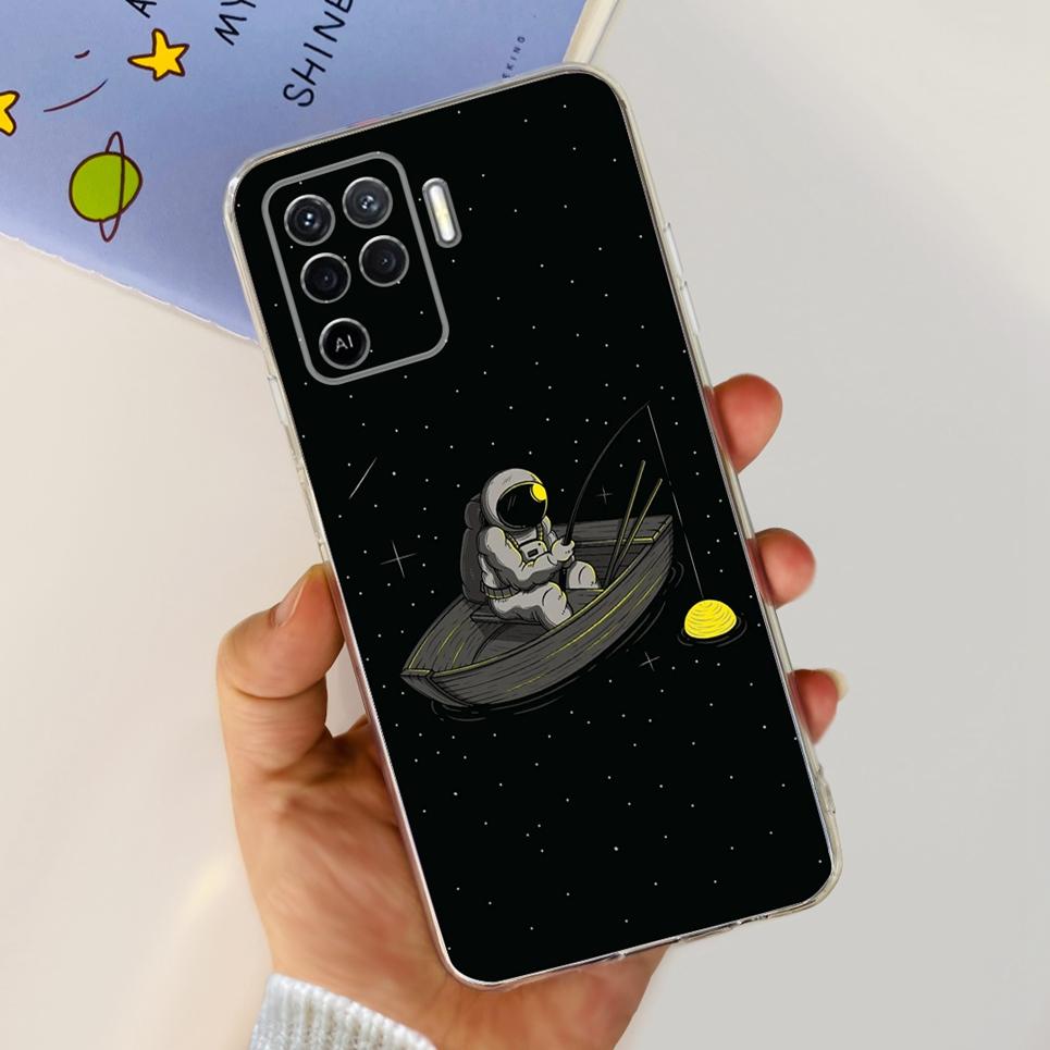 Мультяшный Крутой Стиль Чехол Capa Для Reno5 Lite 5 F Прозрачный Чехол С Рисунком Мягкий Тонкий Силиконовый Funda Для Oppo Reno 5Lite 5F
