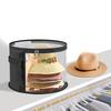Hat Box Convenient Round Travel Hat Box Organizer Wear-Resistant Hat Organizer Hat Storage Organizer