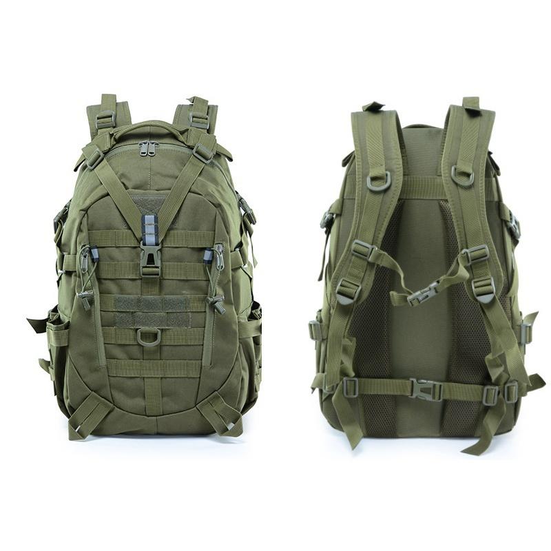 40л рюкзак для кемпинга, военная сумка, мужские дорожные сумки, тактический армейский рюкзак Molle, альпинистский рюкзак, походный уличный мешок для спорта