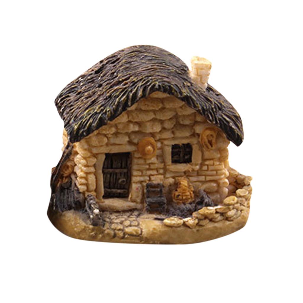 Gardening Creative Micro Small House Villa Resin Decoration