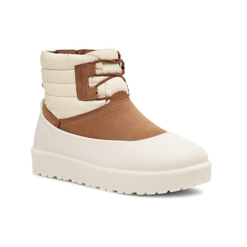 UGG Classic Mini Lace Up Weather Boot 'Chestnut Whitecap' Sneakers 1120849-CWGY