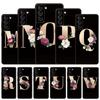 Чехол для телефона с надписью Gold Flowers MZ для Samsung Galaxy S22 Pro S21 S20 FE Ultra S10 Lite S10 S10E S9 S8 Plus, мягкий черный чехол из ТПУ