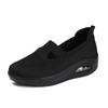 Женские сетчатые летние качающиеся туфли на липучках с дышащей воздушной подушкой