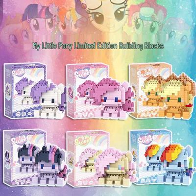 Трансграничный конструктор «Мультяшная кукла Пони», совместимый с Lego для развивающей игры и подарков для девочек