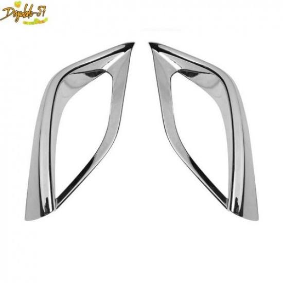 Fit For   Highlander Toyota ABS Chrome Rear Fog Light Lamp Cover New