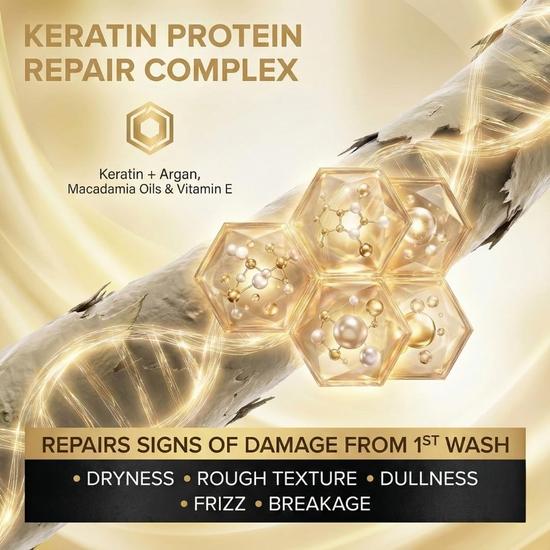Кондиционер с кератином The Skin Story | Для гладких, сухих, вьющихся волос | Без сульфатов и парабенов | Кондиционер для женщин и мужчин | 100 г
