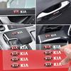 New Car Interior Random Stickers Car Steering Wheel Emblem Styling For Rio Ceed Sportage Cerato Soul Sorento K2 K5 Flip Car Accessories
