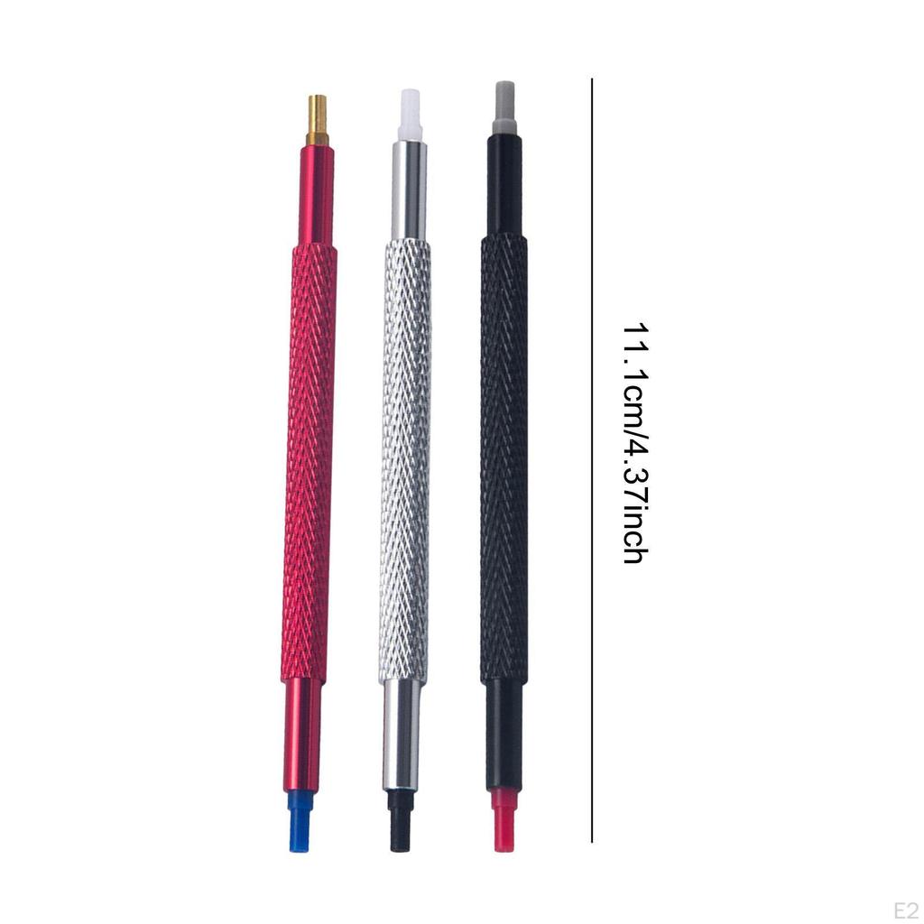 3 шт. Набор для установки толкателя для часов, металлический инструмент для регулировки, удобный для часовщика