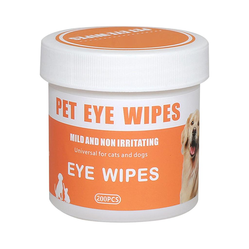 Dog Eye Wipes 200 Tablets Pack, Eye Cleaner For Dogs And Cats, Pet Tear Stain Removal Wipes, Dog Eye Cleaning Wipes, Eye Cleaning Pads, Odorless260ml