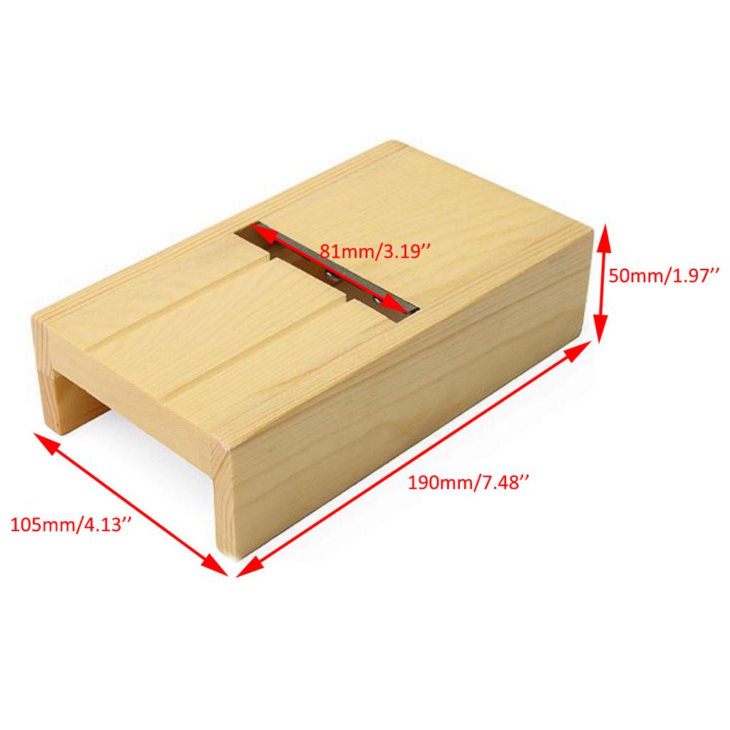 1pc Wooden Beveler Planer Sharp Blade Soap Candle Mold Cutter Craft Making Tool