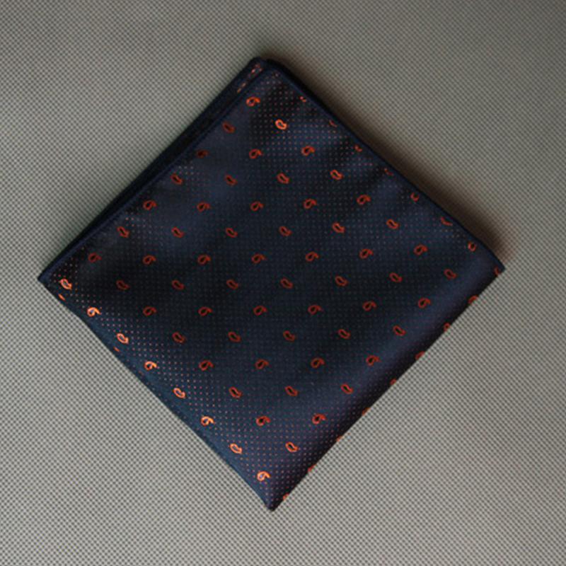 Men Suit Accessories Pocket Square Handkerchief Floral Print Chest Towel Paisley Vintage