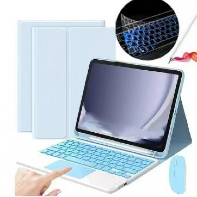 IPad 11th Gen 10.9 Inch Keyboard Case With Backlit Bluetooth Pen Slot TPU Full Cover Air 7