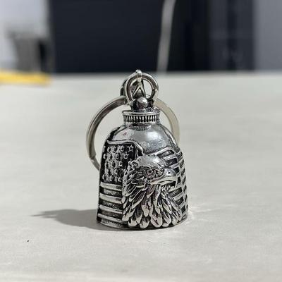 Ретро брелок-ожерелье с подвеской-колокольчиком 'Американский орел'