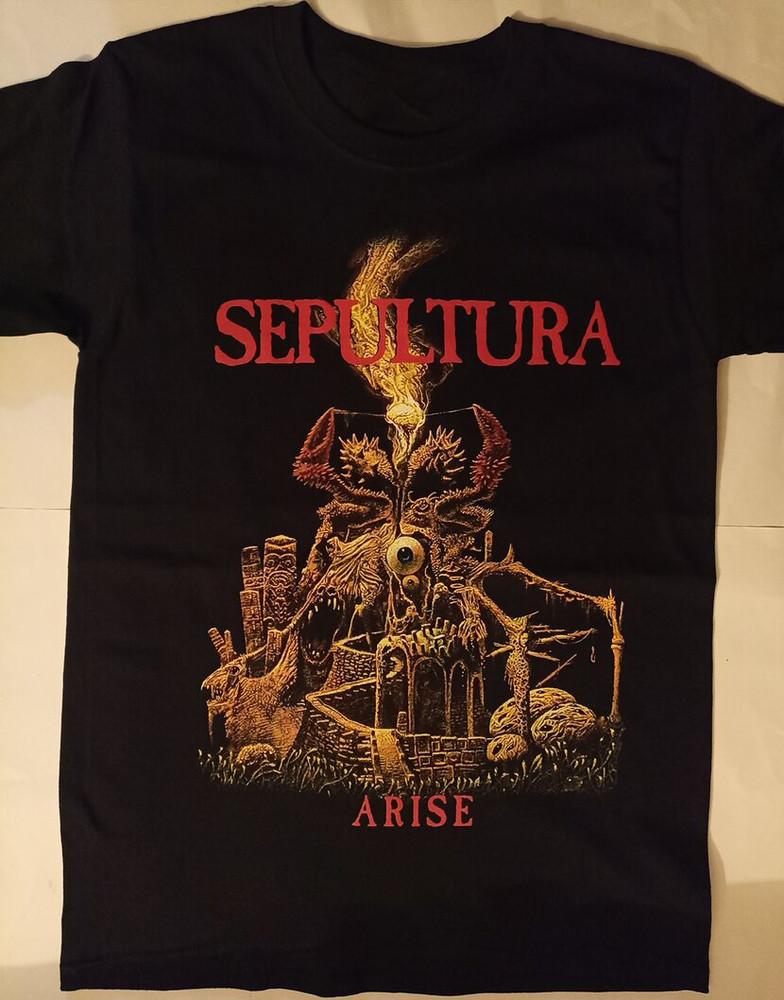 Sepultura - Футболка унисекс с принтом Arise Tour Полный размер от S до 5XL LL1230 Футболка унисекс