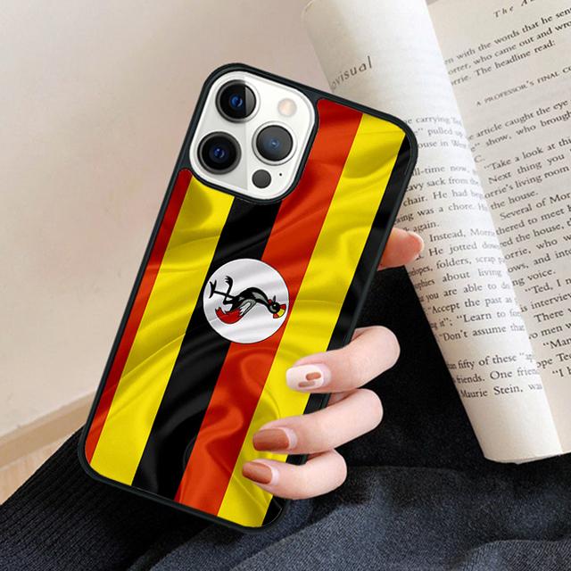 Uganda Flag Phone Case Cover For iPhone 17 Air 16 15 14 plus 12 13 pro max coque Shell Fundas