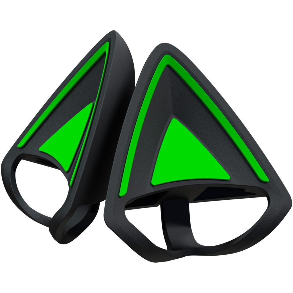 Razer Kitty Ears V2 Accessory That Can Be Attached To Various Headsets and Makes the Headset Cute Black Compatible with Most Headsets with Bands from