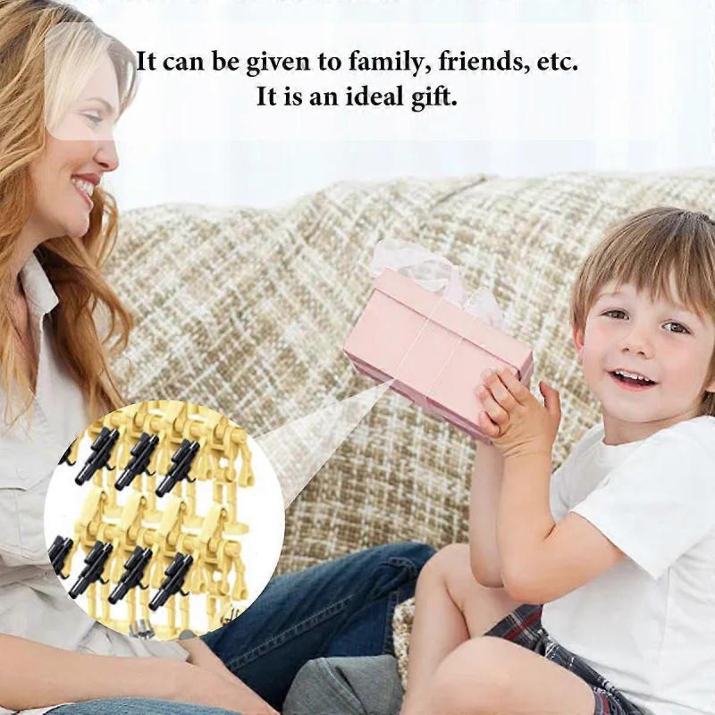 Epic Battles, Space Theme Action Figure Soldiers For Creative Play, Laser Blaster Weapons And Military Minifigures, Compatible With Major Building