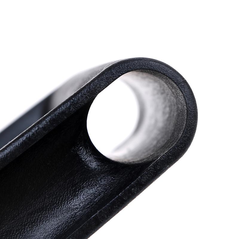 Садовая U-образная черная пластиковая сменная лопата для снега с верхней ручкой