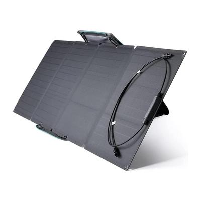 Солнечная панель EcoFlow 110 Вт Солнечное зарядное устройство Монокристаллический кремний Высокая эффективность преобразования Высокая выходная мощность Солнечная генерация Солнечное зарядное устройство