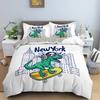 Cartoon Dinosaur Duvet Cover King Queen Size Jurassic World Theme Bedding Set Kids Ancient Animals 2/3pcs Polyester Quilt Cover