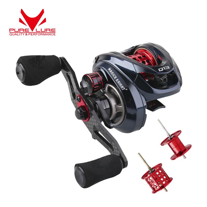 PURELURE 155g Ultralight Baitcasting Fishing Reels 4.5KG Drag 7.3:1 высокоскоростная катушка для ловли рыбы в соленой и пресной воде