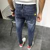 Men's Slim Fit Skinny Jeans: Trendy Autumn Elastic Long Pants