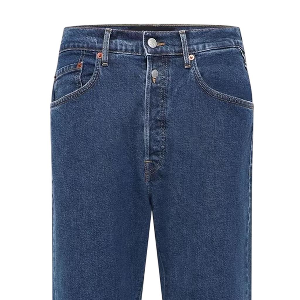 Replay Mens Cotton Straight Jeans