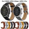 22-мм ремешки для умных часов COROS APEX 4 42 мм Кожаный ремешок для COROS PACE 4 PACE 3 Замена браслета Аксессуары для ремешка