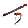 Solid Wood Cello Endpin Non-slip Stop Holder Rest Anchor Protector Pad Red Wood Color