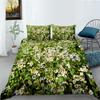 Small Daisy Series Polyester Quilt Cover Pillowcase Two or Three Piece Set 3D Digital Printing