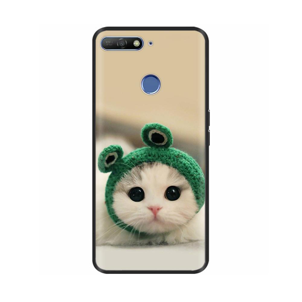 Cute Candy Painted Cover For Huawei Honor 7A Pro Case Soft Silicone Back Cover For Honor 7C Cases Honor7A Pro 5.7" Cases Bumper