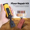 Laminate Repairing Kit Wax System Floor Worktop Sturdy Casing Chips Scratches Mending Tool Set